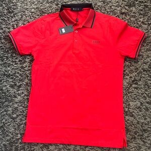 Boss Vibrant Red Polo Shirt